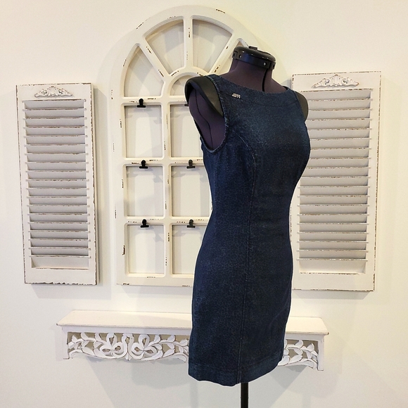 Miss Sixty printed stretch denim Dress XS - Picture 4 of 6